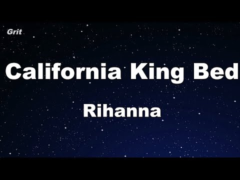 California King Bed - Rihanna Karaoke 【No Guide Melody】 Instrumental