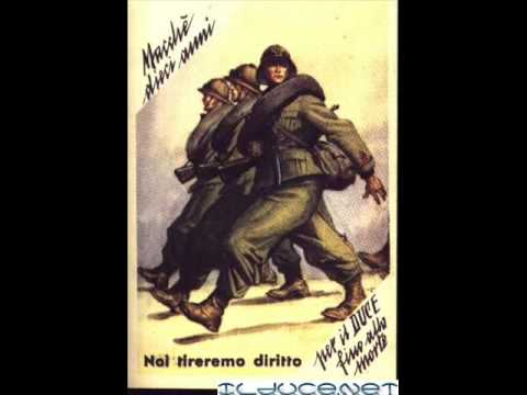 brigate nere - canzone : gli stornelli delle brigate nere