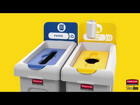 Product video for Slim Jim® Recycling Station Starter Kit