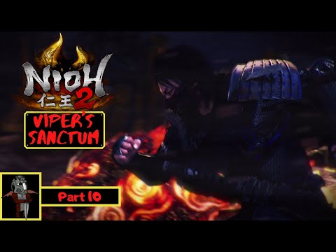 VIPER'S SANCTUM   Nioh 2 Walkthrough Part 10 (Full Game) (Ps4 Pro) (1080p 60fps)