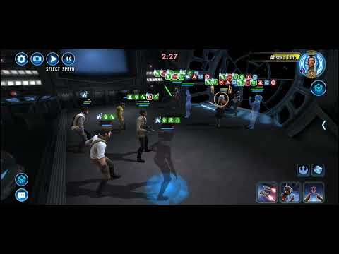 SWGOH Zorii vs Ahsoka Squad Arena Test Mk II (much smoother this time)