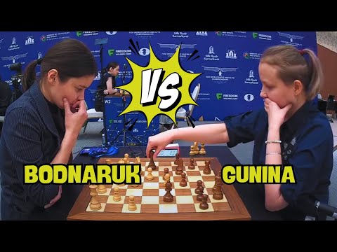 Bodnaruk VS Gunina Valentina || Women's World Blitz Chess 2023 - R9