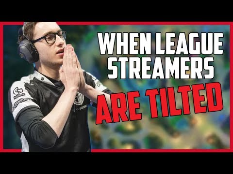When League Streamers are Tilted - Bjergsen Flash Plays | Demoted Nightblue3