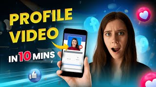How to make a FACEBOOK PROFILE VIDEO: Step-by-step tutorial | InVideo Templates Tutorial
