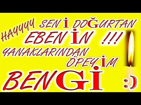İyi ki Doğdun Bengi İsme Özel Komik Doğum Günü Şarkısı