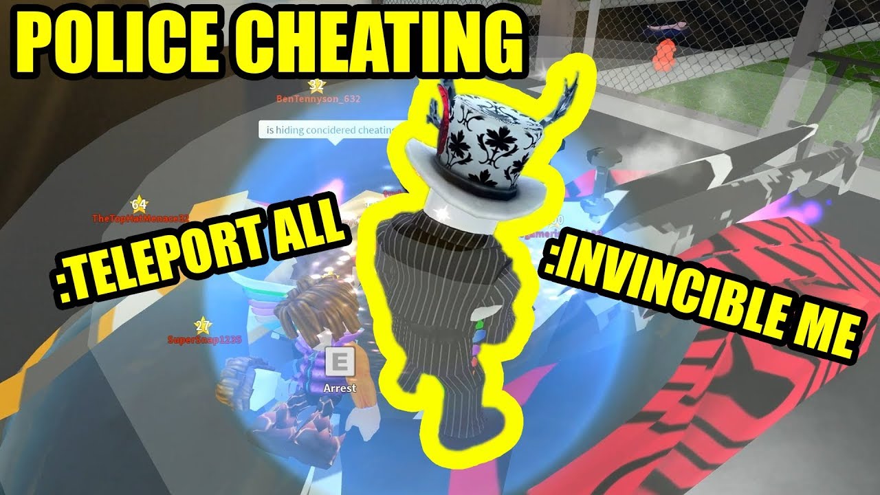 Cheating As A Police In Roblox Mad City 201tubetv - roblox mad city vex