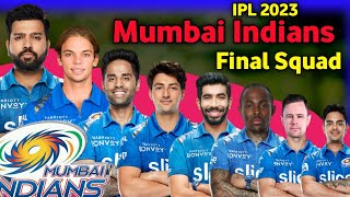 IPL 2023 - Mumbai Indians Best Squad | MI Squad For IPL 2023 | mi 2023 Squad