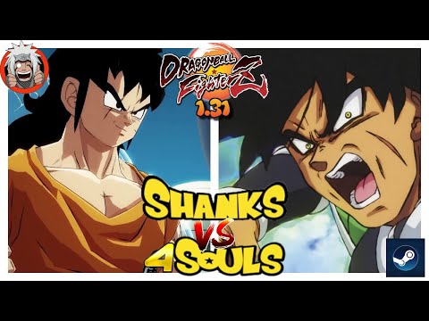 DBFZ Shanks vs 4Souls (Yamcha, GokuBlack, Tien) Vs (Brolu DBS, GokuUI, Trunks)