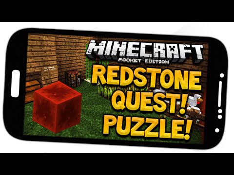 ECKOSOLDIER - REDSTONE QUEST [PUZZLE] Minecraft Pocket Edition Redstone Puzzle Adventure Map Villager Pat!