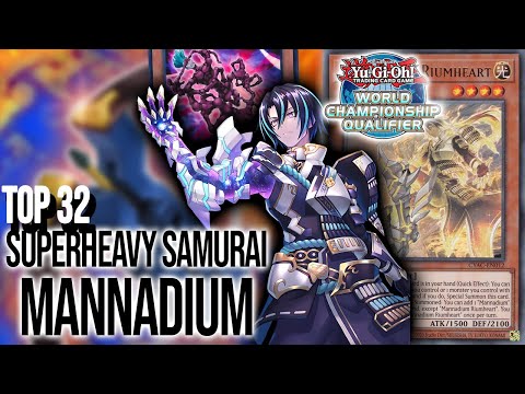 Superheavy Samurai Mannadium Top 32 Deck Profile - YUGIOH NAWCQ 2023