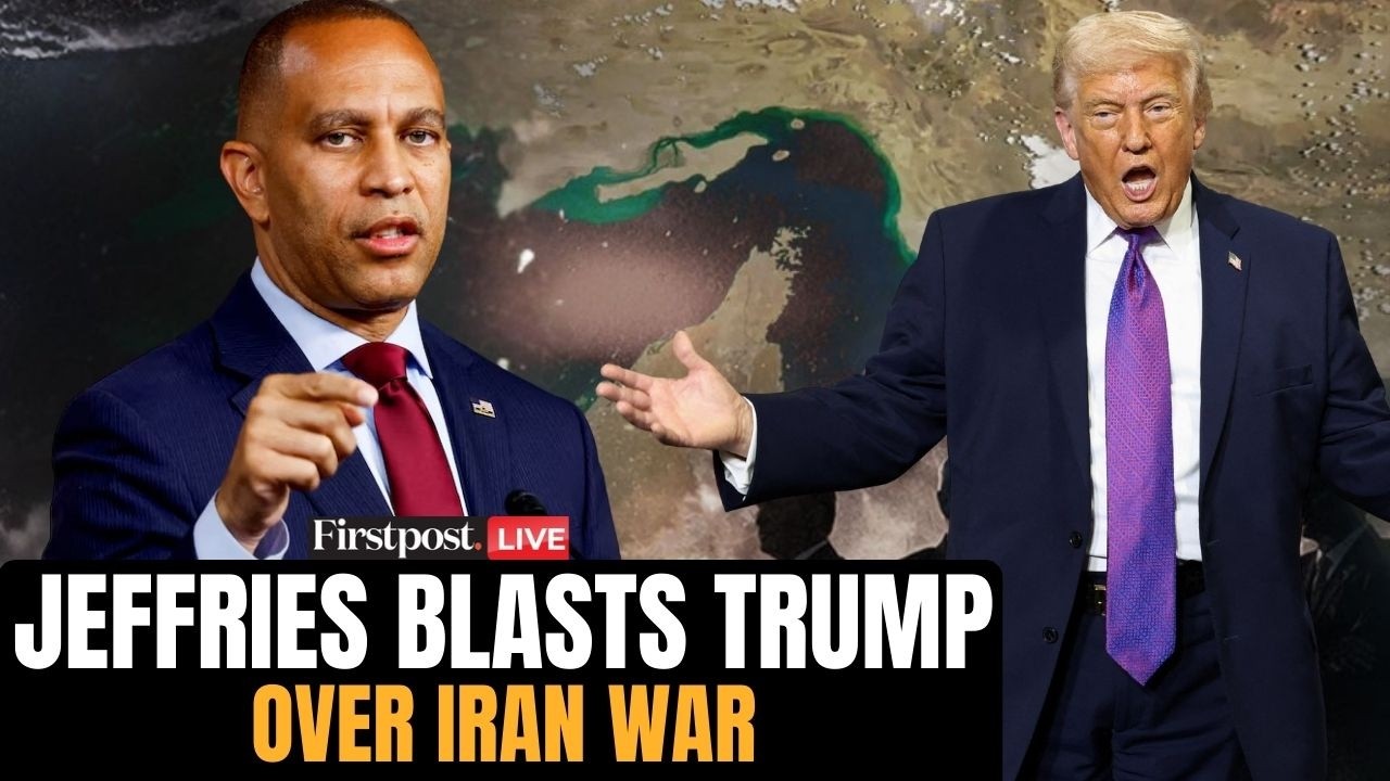LIVE: Trump Faces Criticism From Democrat Hakeem Jeffries Over Iran War & Strait of Hormuz Crisis