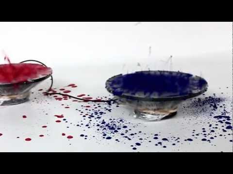 Paint Dancing on Speakers