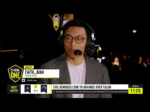Faith Bian is at the Berlin Major 💜