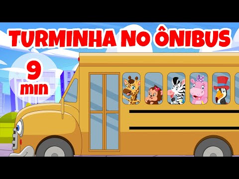 Turminha no Ônibus - Giramille 9 min | Desenho Animado Musical