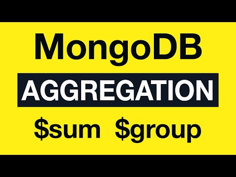 35 Aggregation Example 17 sum and group MongoDB Aggregation Tutorial