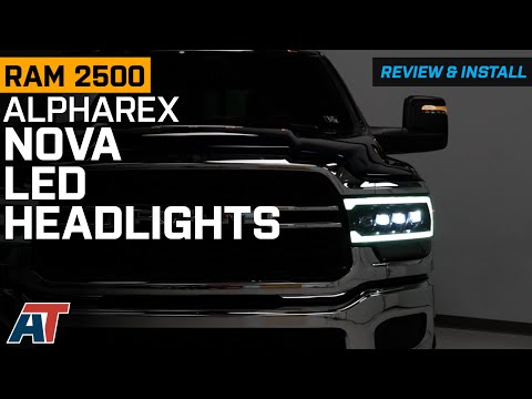 2019-2024 RAM 2500 AlphaRex NOVA-Series LED Projector Headlights Review & Install