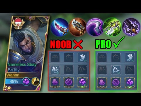99,9% USER BRODY TIDAK TAHU SET EMBLEM OP INI DAN BUILD ONE HIT! - Mobile Legends