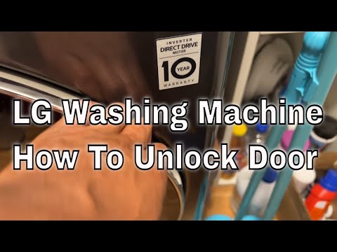 LG Washing Machine - How To Unlock Door