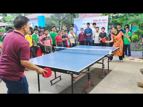 BIO Sir vs CHEMISTRY Ma'am || Table Tennis 🏓 Match 🔥🔥🔥🔥|| PM SHRI JNV KARIMGANJ ASSAM ||