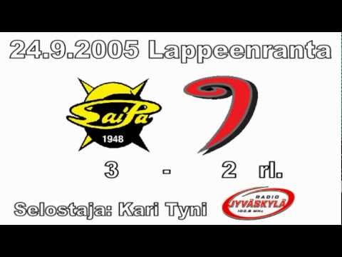 Maalikooste 24.9.2005 SaiPa - JYP 3-2 rl.