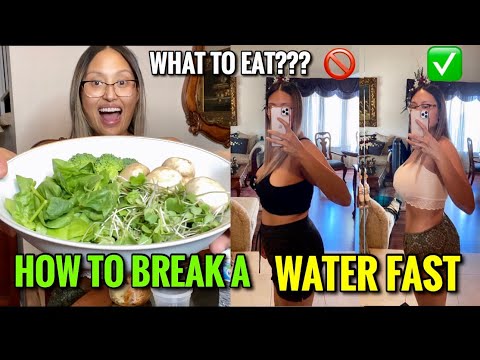 WHAT TO EAT AFTER A WATER FAST. My refeed after NO FOOD FOR 21 days!