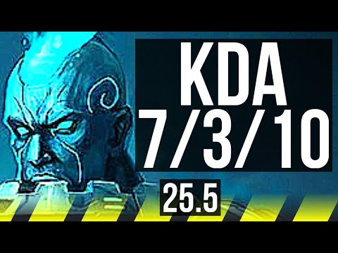 BRAND & Vel'Koz vs SIVIR & Thresh (ADC) | 7/3/10 | NA Grandmaster | 25.5