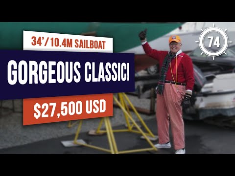 $27,500 SIMPLY CLASSIC!! Luders-designed Sea Sprite 34 Sailboat for sale -  EP74 #sailboatforsale