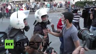 Turkey: Tears as youth fight police for their identity