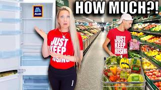 HOW MUCH will it COST to fill our FRIDGE FREEZER at the UK's Cheapest Supermarket ALDI?