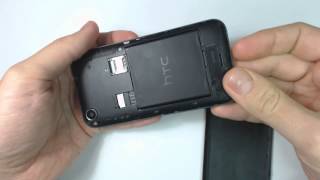 How to remove back cover and battery on Htc Desire 320