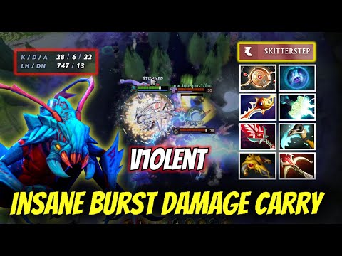 V1olent’s INSANE Burst Damage Carry Weaver – Right-Click MONSTER! | Dota 2 Pro Highlights.