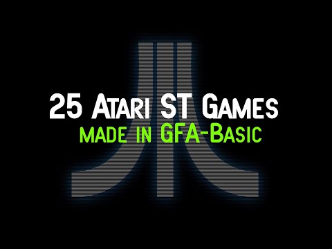 25 Atari ST/E Games made in GFA Basic