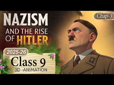 Nazism and the Rise of Hitler one-shot Animated Explained in Hindi | Class 9 History Chapter 3