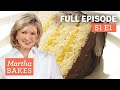 Martha Stewart Makes Yellow Cake 4 Ways Martha Bakes S1E1 Yellow Cake