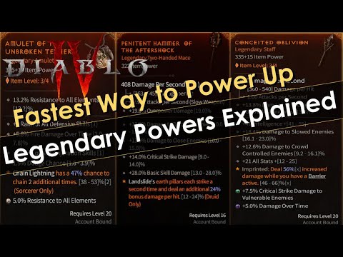 The Most Important Way to Power Up in Diablo 4 - Legendary Powers Explained