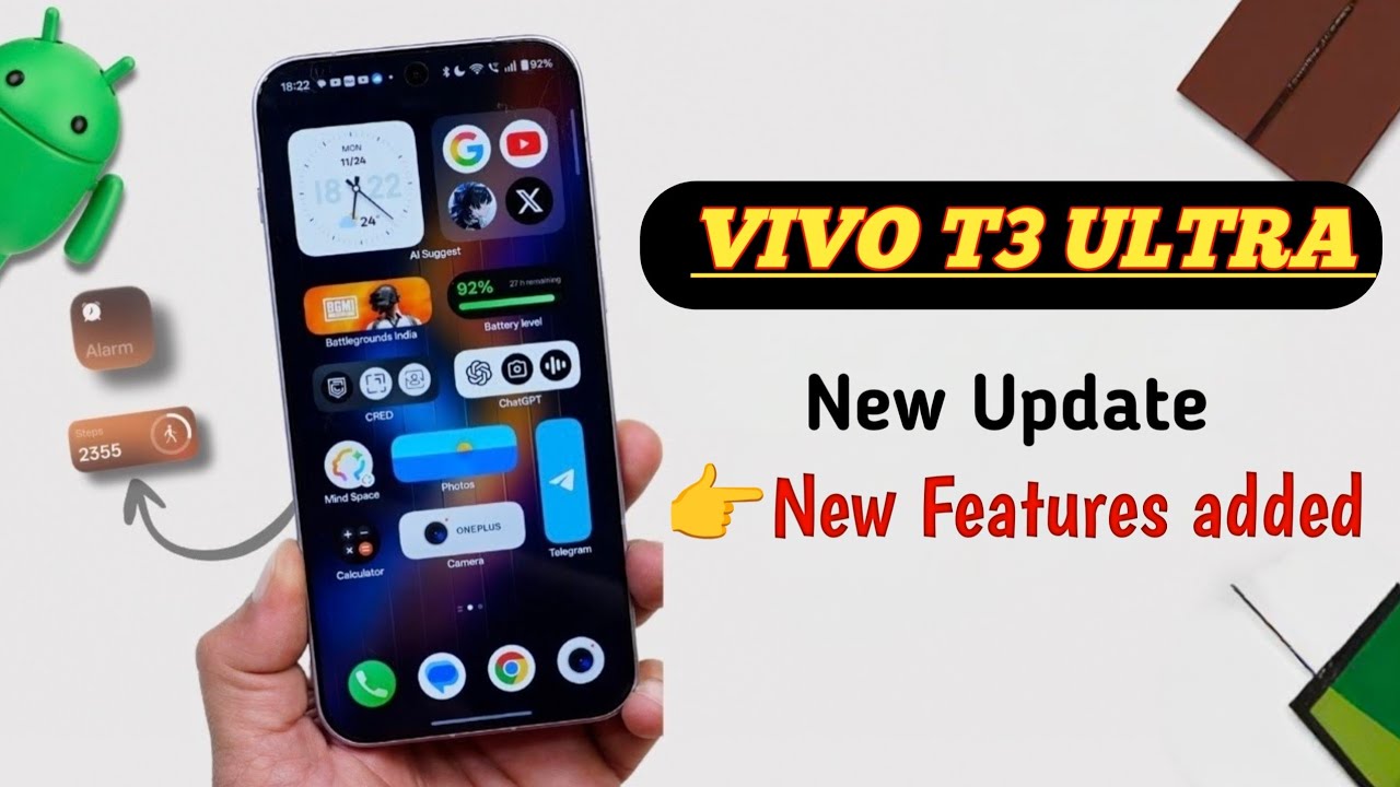 Vivo T3 ULTRA New  Update | New Features added | New Depth effect on Flipkard