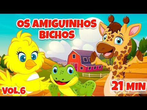 Os Amiguinhos Bichos Vol. 6 - Giramille 21 min | Desenho Animado Musical