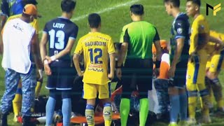 Download lagu Insiden kecederaan 'SERIUS' Khatul Anuar selepas gol kedua Sri Pahang FC.. mp3