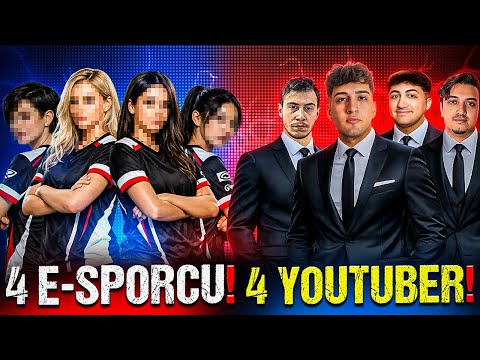 CARL AND LUNE PLAYED AGAINST 4 FEMALE ESPORTS PLAYERS! PUBG Mobile