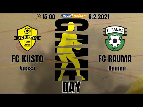 LIVE: FC Kiisto vs. FC Rauma - Futsal Ykkönen 6.2.2021