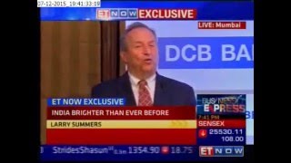 Interactive session with Dr. Larry Summers on "Global Financial Situation"