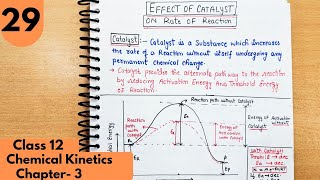 29) Effect of Catalyst on Rate of the reaction| Activation energy| Chemical kinetics class12