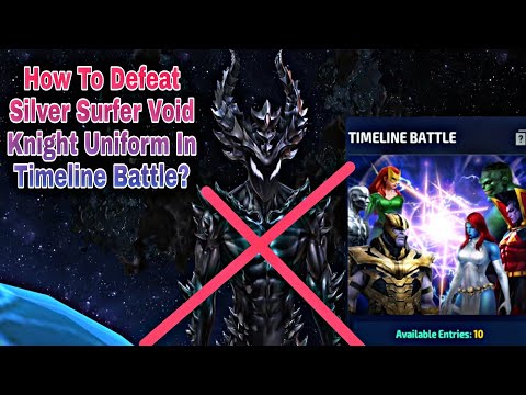 How To Defeat Silver Surfer Void Knight Uniform In Timeline Battle? - Marvel Future Fight