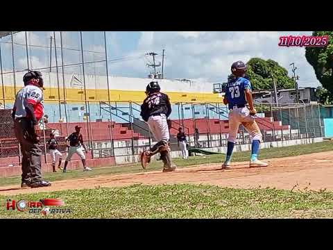 Saúl Orta, receptor de la EBM Santa Fé. Estadio Heres de Ciudad Bolívar. 11/10/2025. 