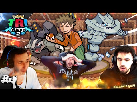 ¡MASACRE TRAS MASACRE!💀 VS LÍDER BROCK - Pokémon ✨TRILOCKE 2✨ #4