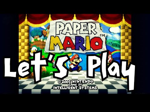 Playing Paper Mario 64 for the first time!!