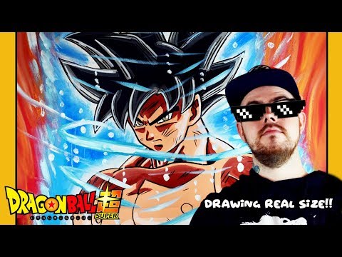 Drawing Goku Migatte No Gokui NEW FORM - Limit Breaker  / Ultra Instinct l lookfishart Video