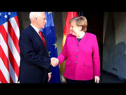 خلاف بين بنس وميركل حول إيران