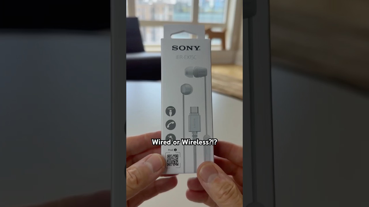 Unboxing Sony’s $30 IER-EX15C Wired In-Ear Headphones