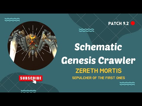 Zereth Mortis Mount schematics - Schematic Genesis Crawler
